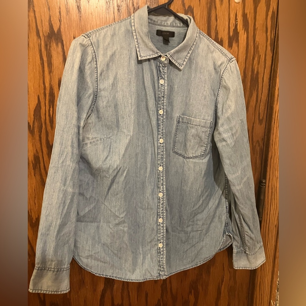 J. Crew Denim Chambray Shirt